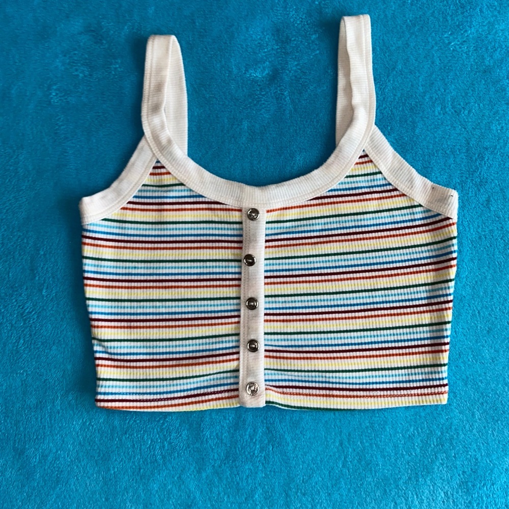 Womens cropped tank top